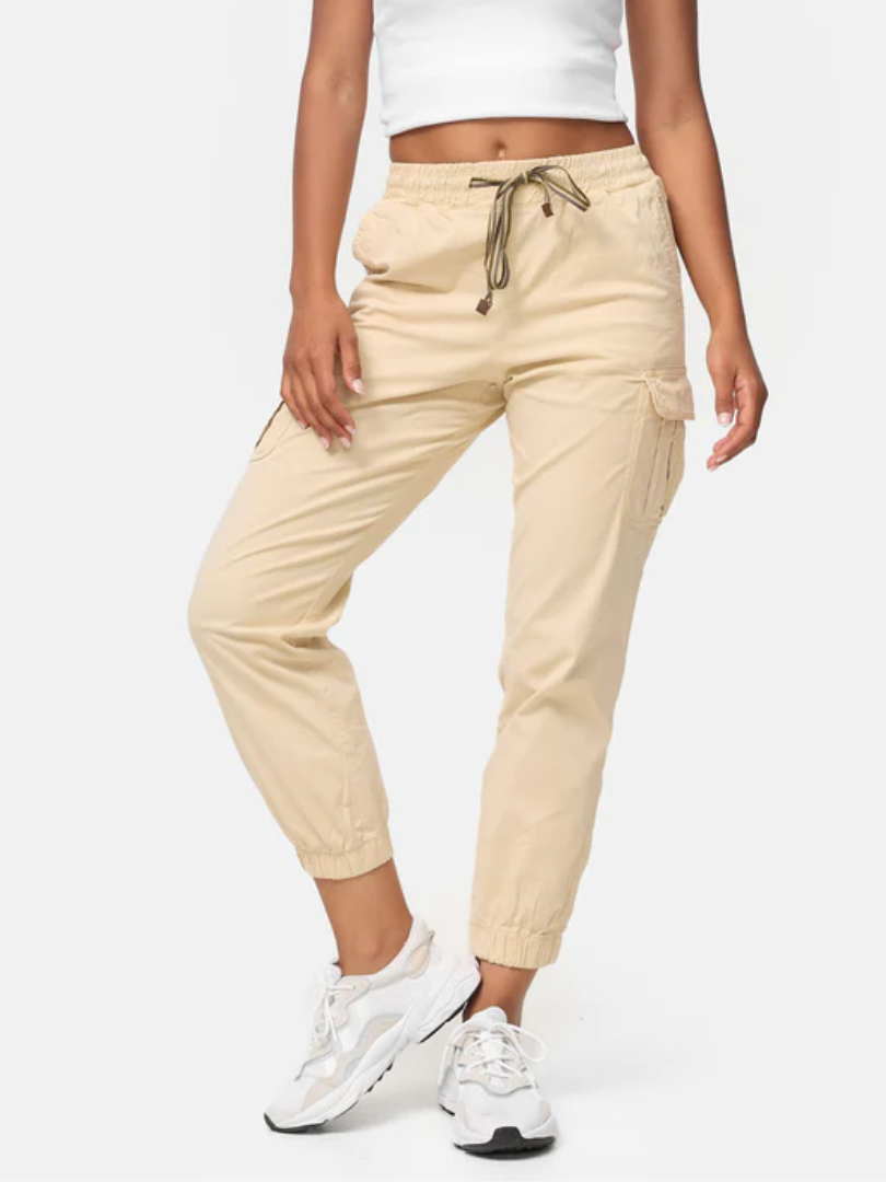 Women's Cargo Trousers, Women's Walking Trousers, Regular Fit F600 Women's Jogger Cargo Trousers