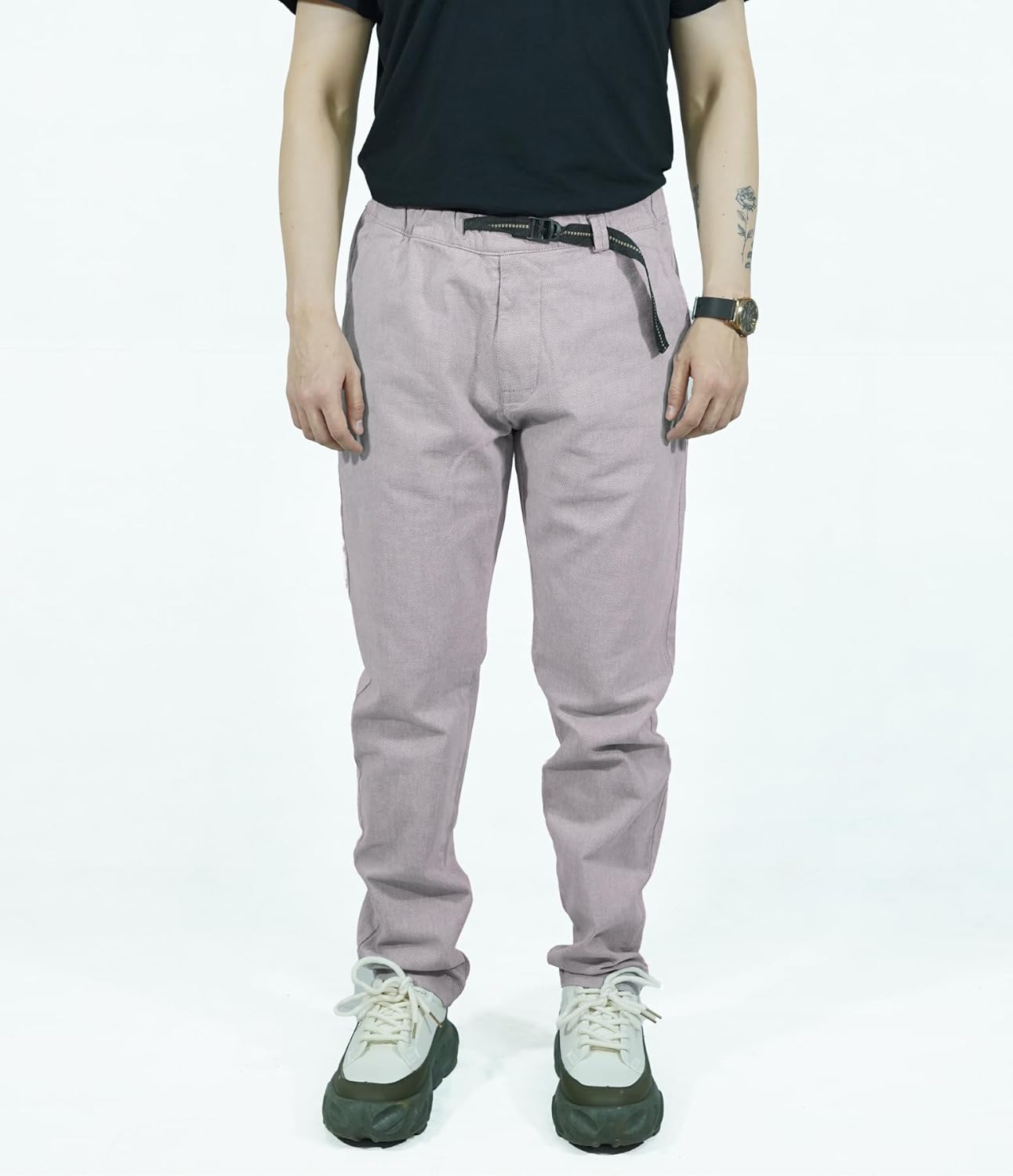 CHARBONNIER ELEVATE YOUR STYLE Men’s Coulisse Pants | Tailored Trousers with Drawstring Waist | Soft & Comfortable | Straight Leg Fit | 4 Pockets | 98% Cotton, 2% Elastane
