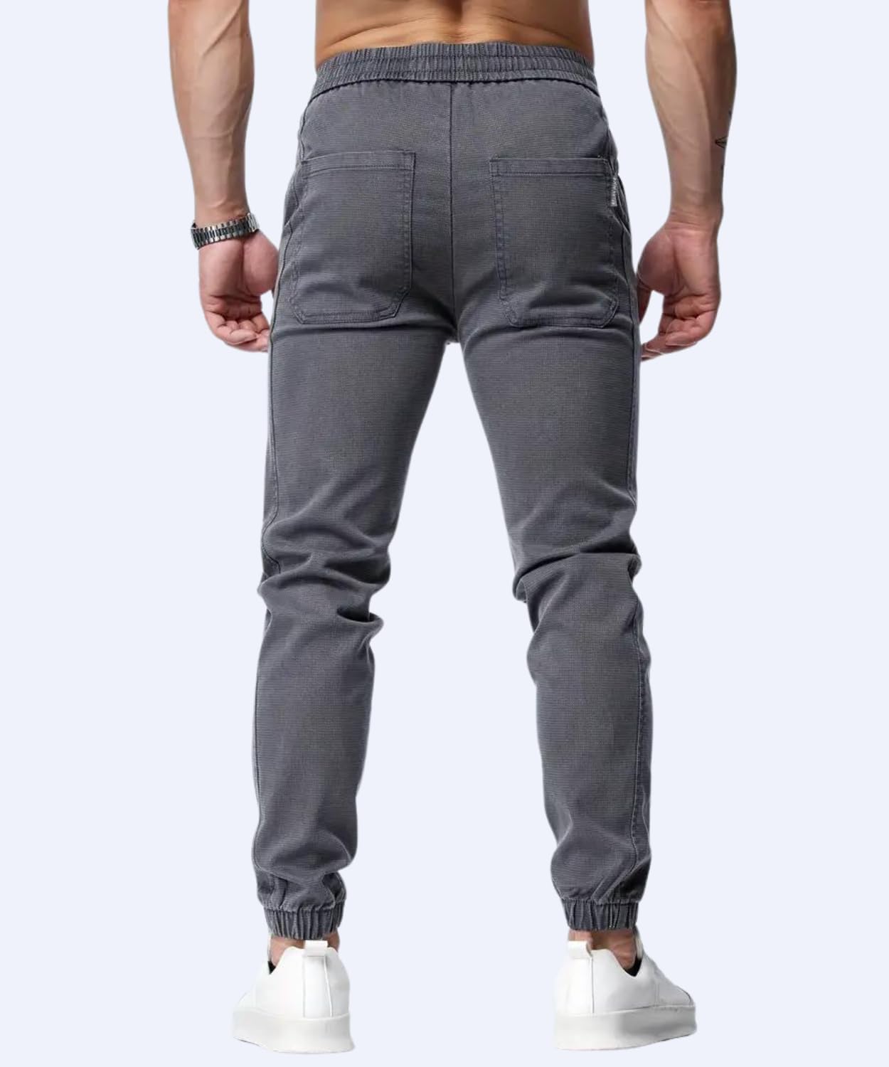 Chino Jogger Trouser, Cotton Chinos Men's Casual Jogging Trouser, Joggers Bottoms with Drawstring