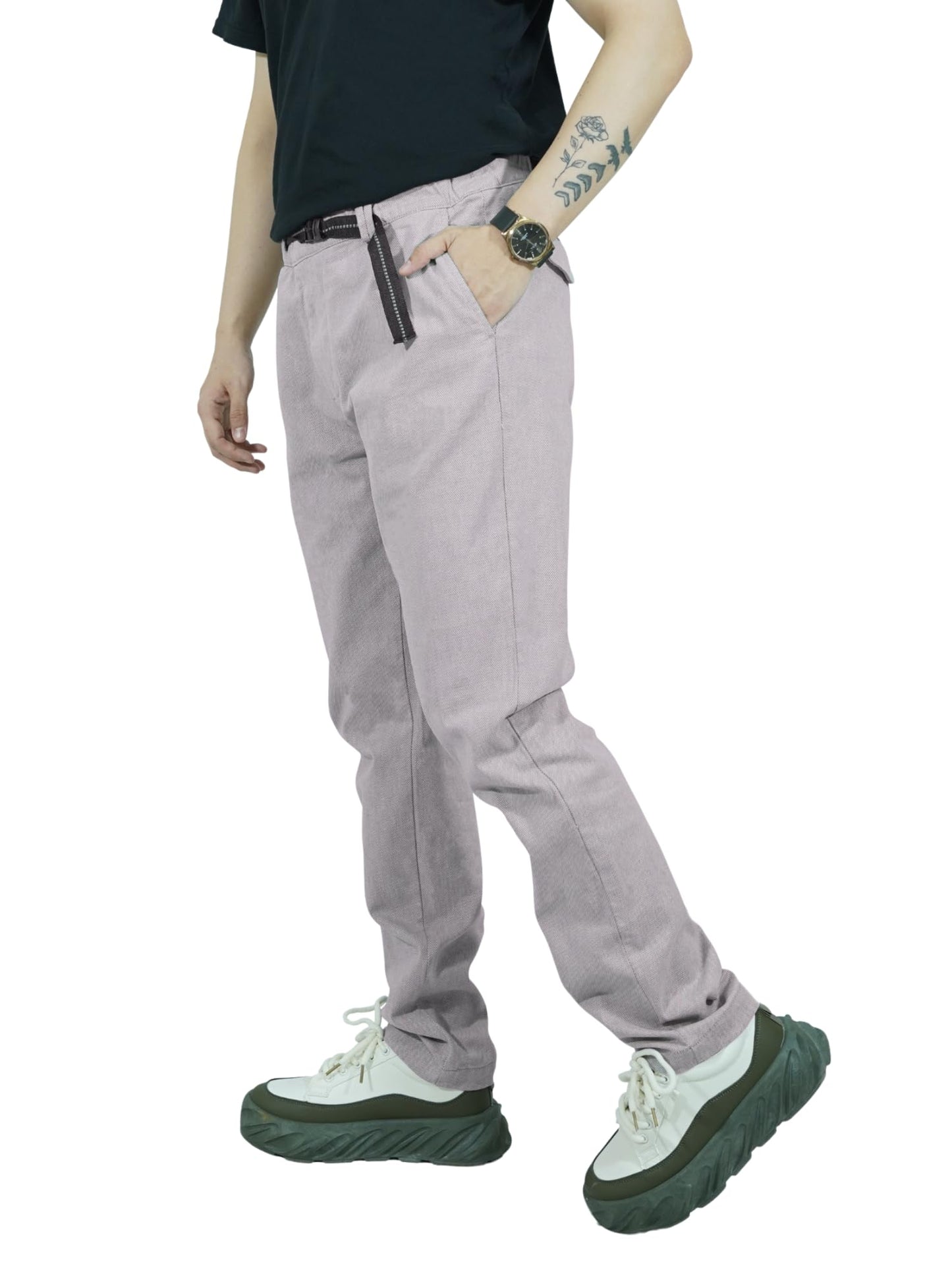 CHARBONNIER ELEVATE YOUR STYLE Men’s Coulisse Pants | Tailored Trousers with Drawstring Waist | Soft & Comfortable | Straight Leg Fit | 4 Pockets | 98% Cotton, 2% Elastane