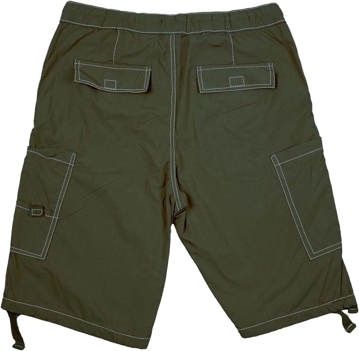 CHARBONNIER ELEVATE YOUR STYLE Poplin Cargo Shorts for Men's Performance Series Extreme Comfort, 100% Cotton Mens Summer Cargo Shorts with Drawstring