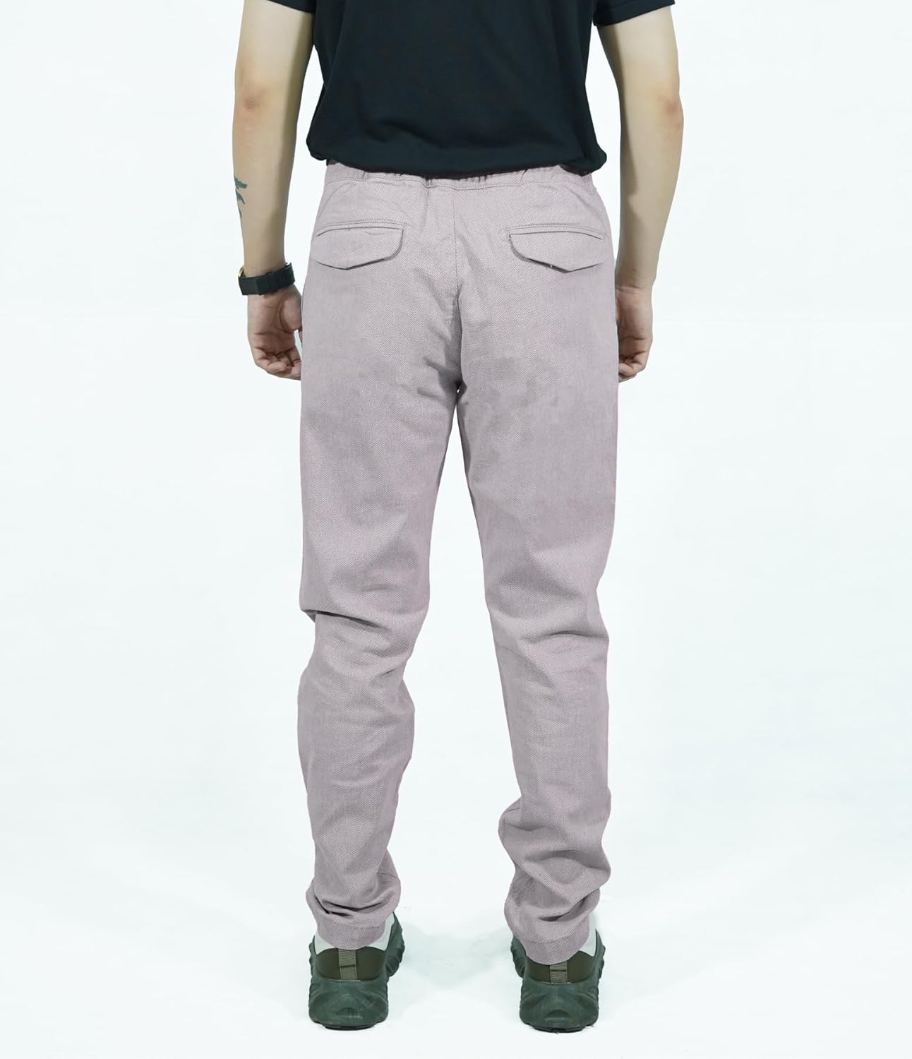 CHARBONNIER ELEVATE YOUR STYLE Men’s Coulisse Pants | Tailored Trousers with Drawstring Waist | Soft & Comfortable | Straight Leg Fit | 4 Pockets | 98% Cotton, 2% Elastane
