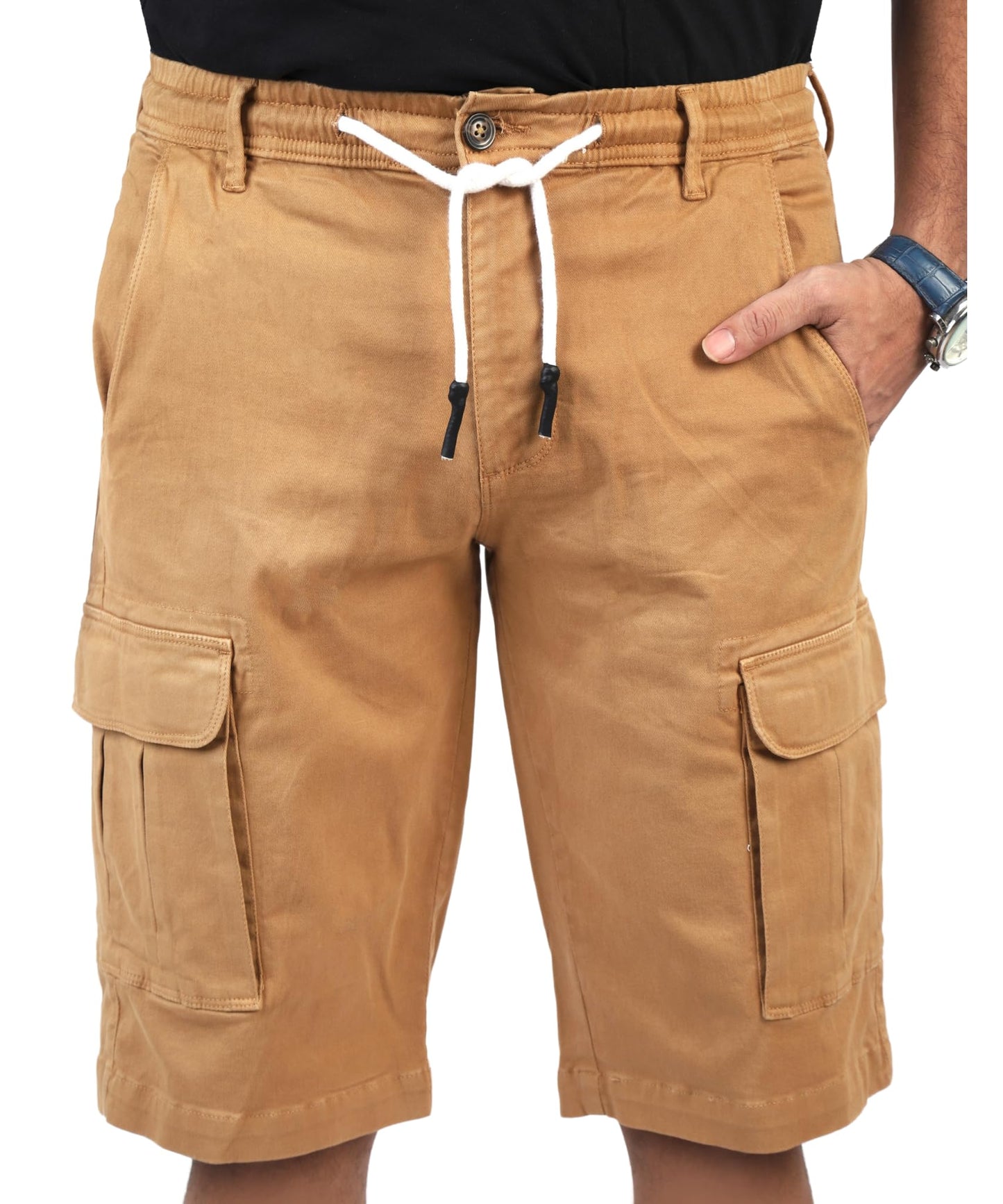 CHARBONNIER ELEVATE YOUR STYLE Cargo Shorts for Men's Performance Series Extreme Comfort, Mens Summer Cargo Shorts