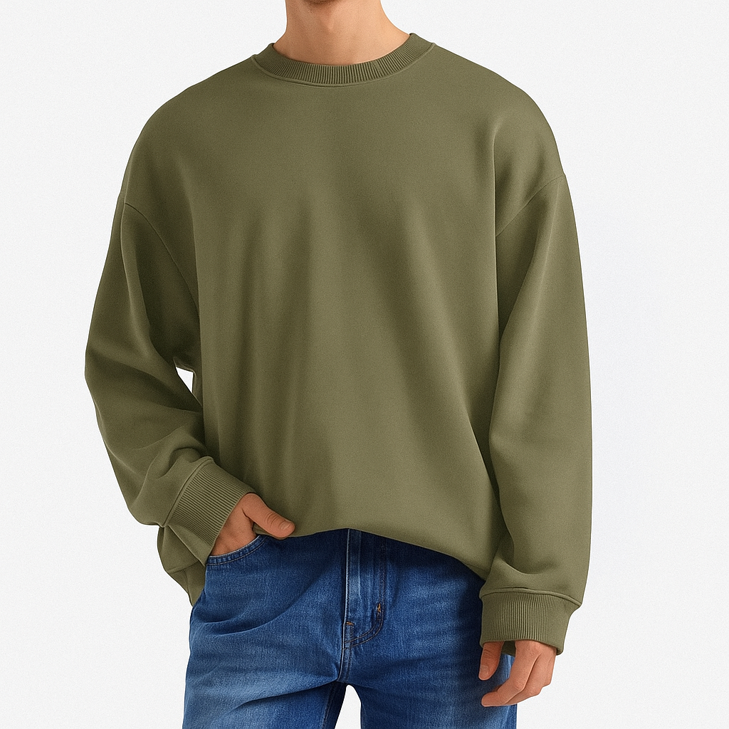 Unisex Sweatshirt for Men & Women – Soft Cotton Blend | Casual Crewneck Pullover | Cozy Winter & Fall Layer