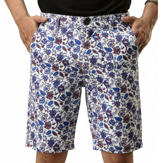 Printed Chino Shorts for Men