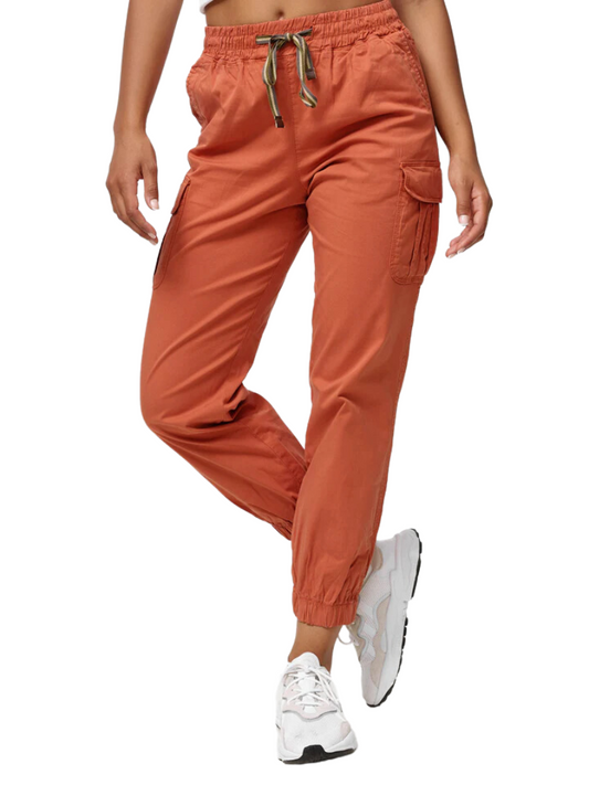 Women's Cargo Trousers, Women's Walking Trousers, Regular Fit F600 Women's Jogger Cargo Trousers