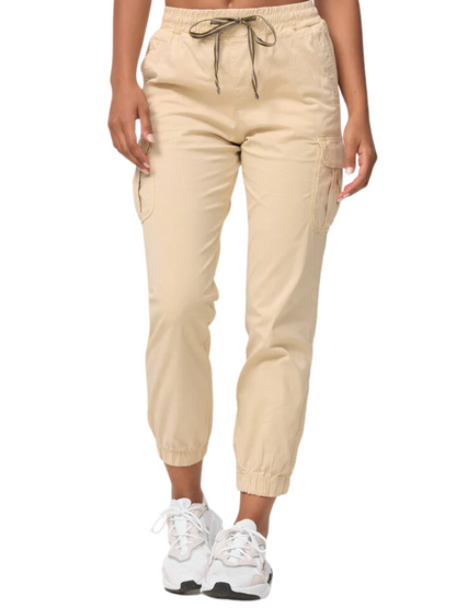 Women's Cargo Trousers, Women's Walking Trousers, Regular Fit F600 Women's Jogger Cargo Trousers