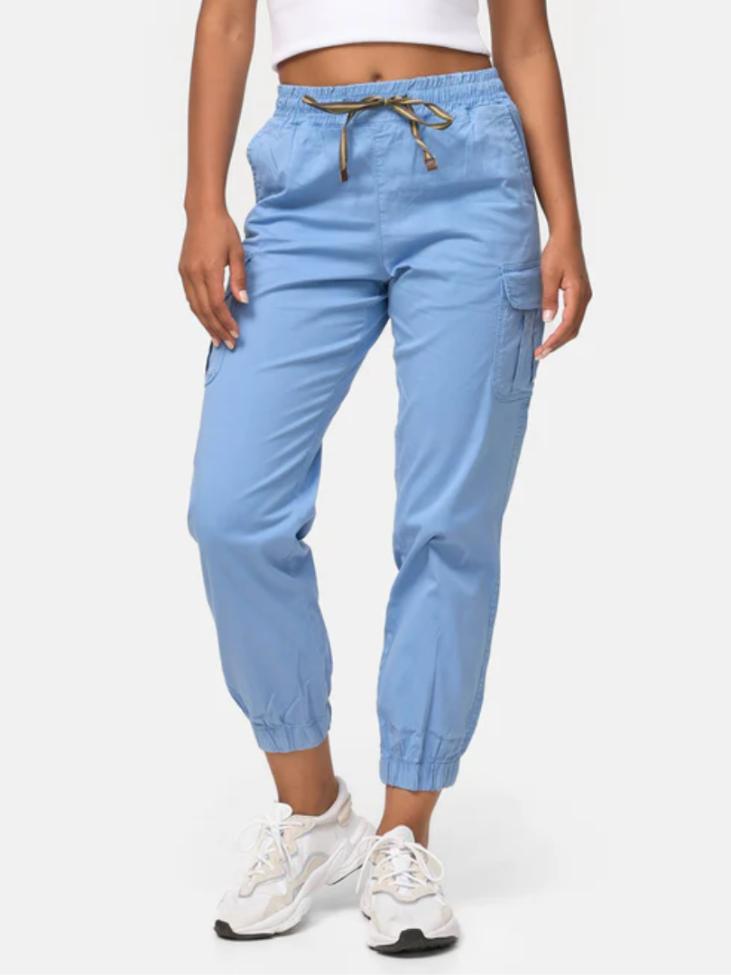 Women's Cargo Trousers, Women's Walking Trousers, Regular Fit F600 Women's Jogger Cargo Trousers