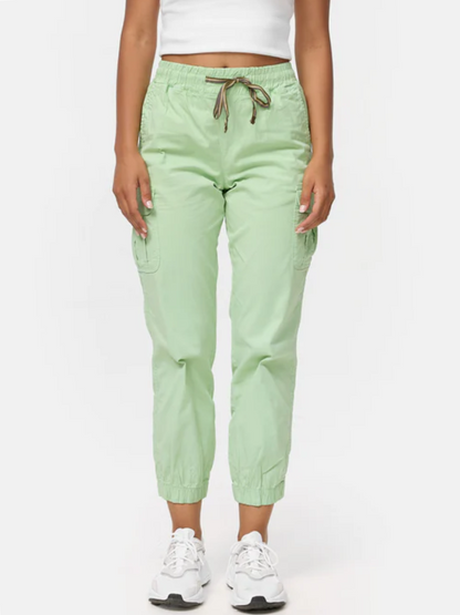 Women's Cargo Trousers, Women's Walking Trousers, Regular Fit F600 Women's Jogger Cargo Trousers