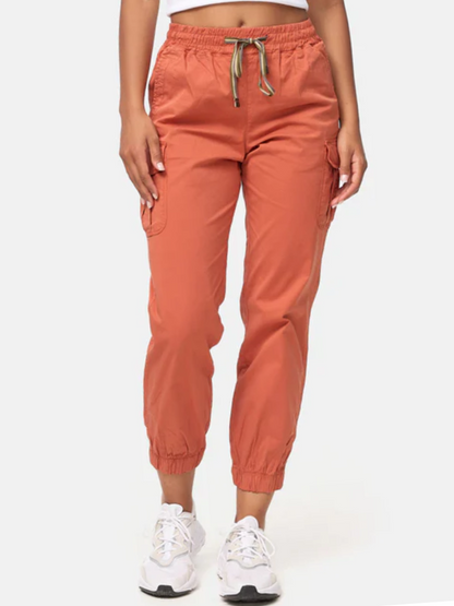 Women's Cargo Trousers, Women's Walking Trousers, Regular Fit F600 Women's Jogger Cargo Trousers