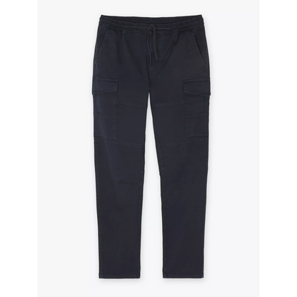 Men’s Slim Fit Cargo Work Pants with 6 Pockets, Organic Cotton Combat Pants with Drawstring for Casual or Work Wear