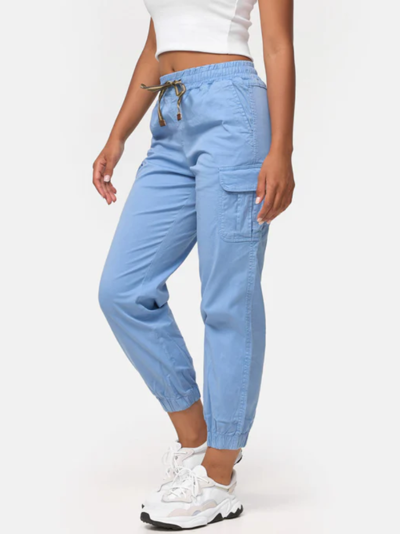 Women's Cargo Trousers, Women's Walking Trousers, Regular Fit F600 Women's Jogger Cargo Trousers