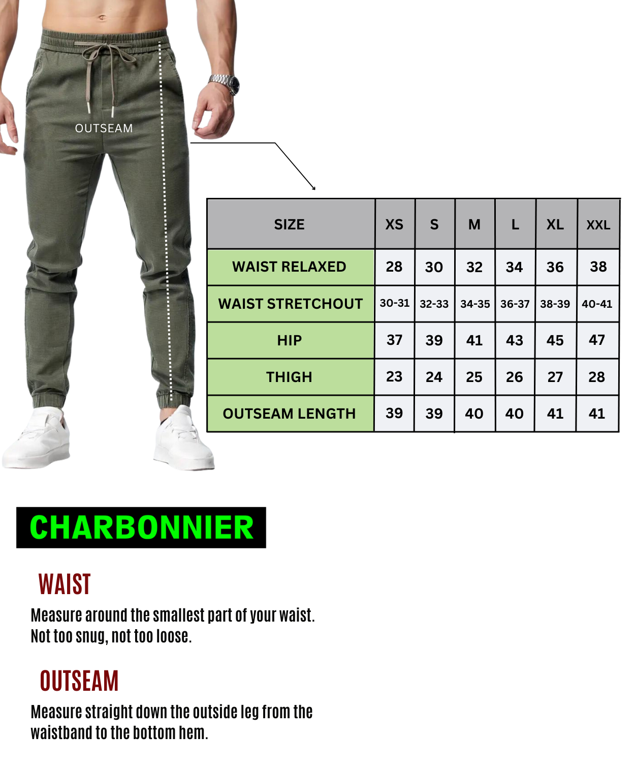 Chino Jogger Trouser, Cotton Chinos Men's Casual Jogging Trouser, Joggers Bottoms with Drawstring, Khaki Color