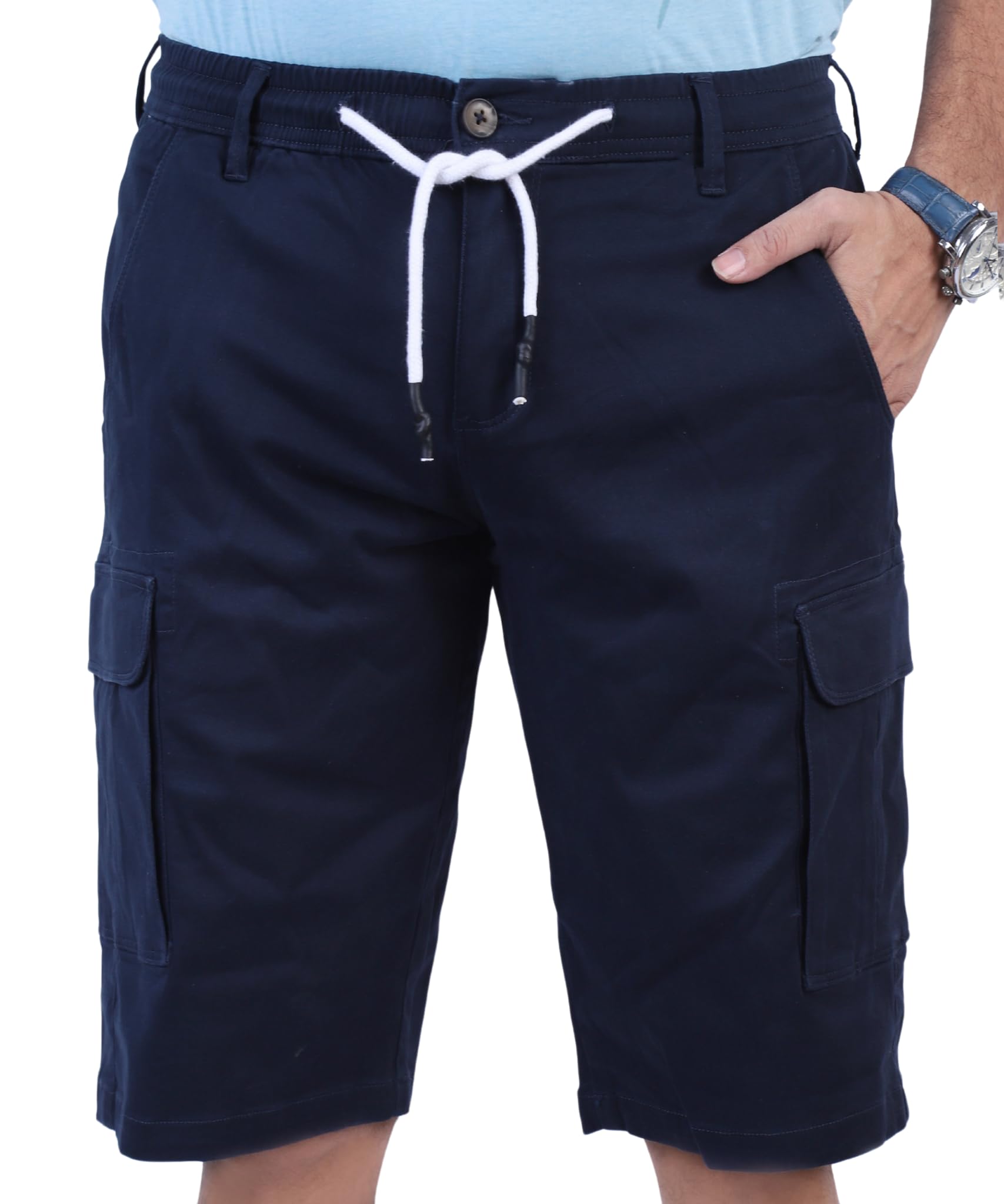 CHARBONNIER ELEVATE YOUR STYLE Cargo Shorts for Men's Performance Series Extreme Comfort, Mens Summer Cargo Shorts