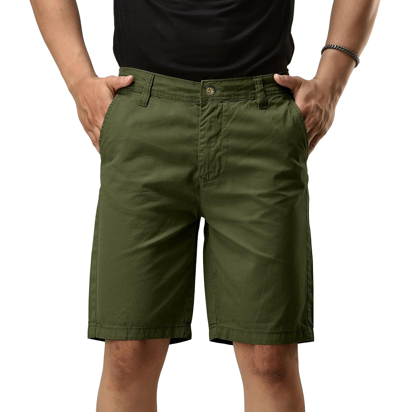CHARBONNIER ELEVATE YOUR STYLE Chino Shorts for Men Performance Series Extreme Comfort, Unique Colors, Smart Casual All Waist Size
