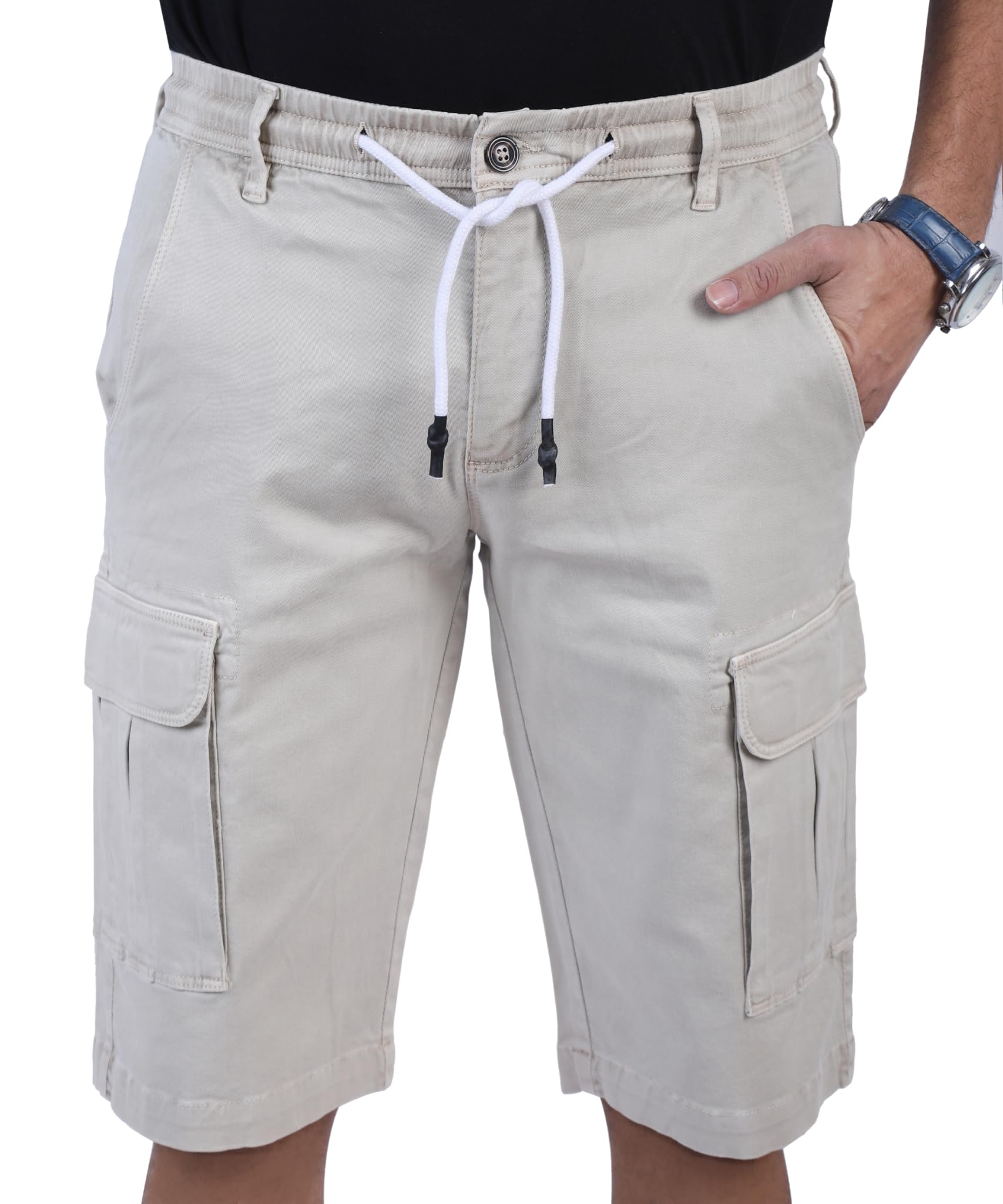 CHARBONNIER ELEVATE YOUR STYLE Cargo Shorts for Men's Performance Series Extreme Comfort, Mens Summer Cargo Shorts