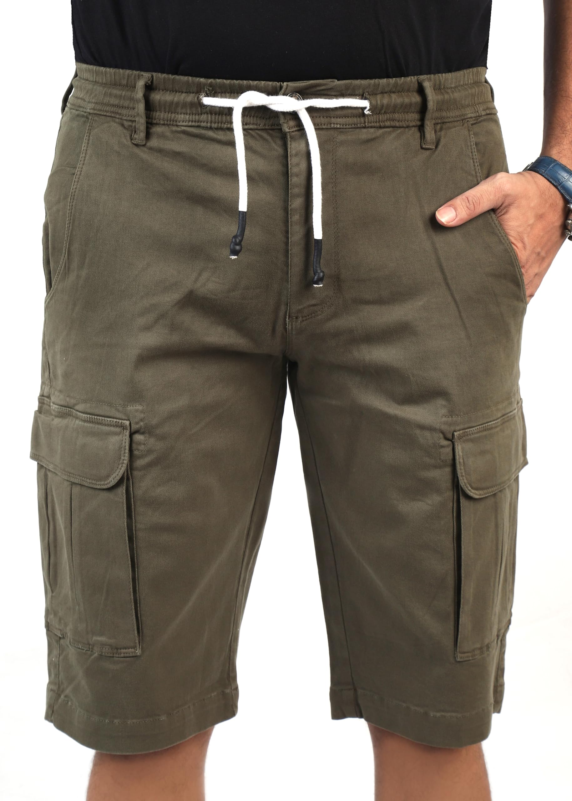 CHARBONNIER ELEVATE YOUR STYLE Cargo Shorts for Men's Performance Series Extreme Comfort, Mens Summer Cargo Shorts