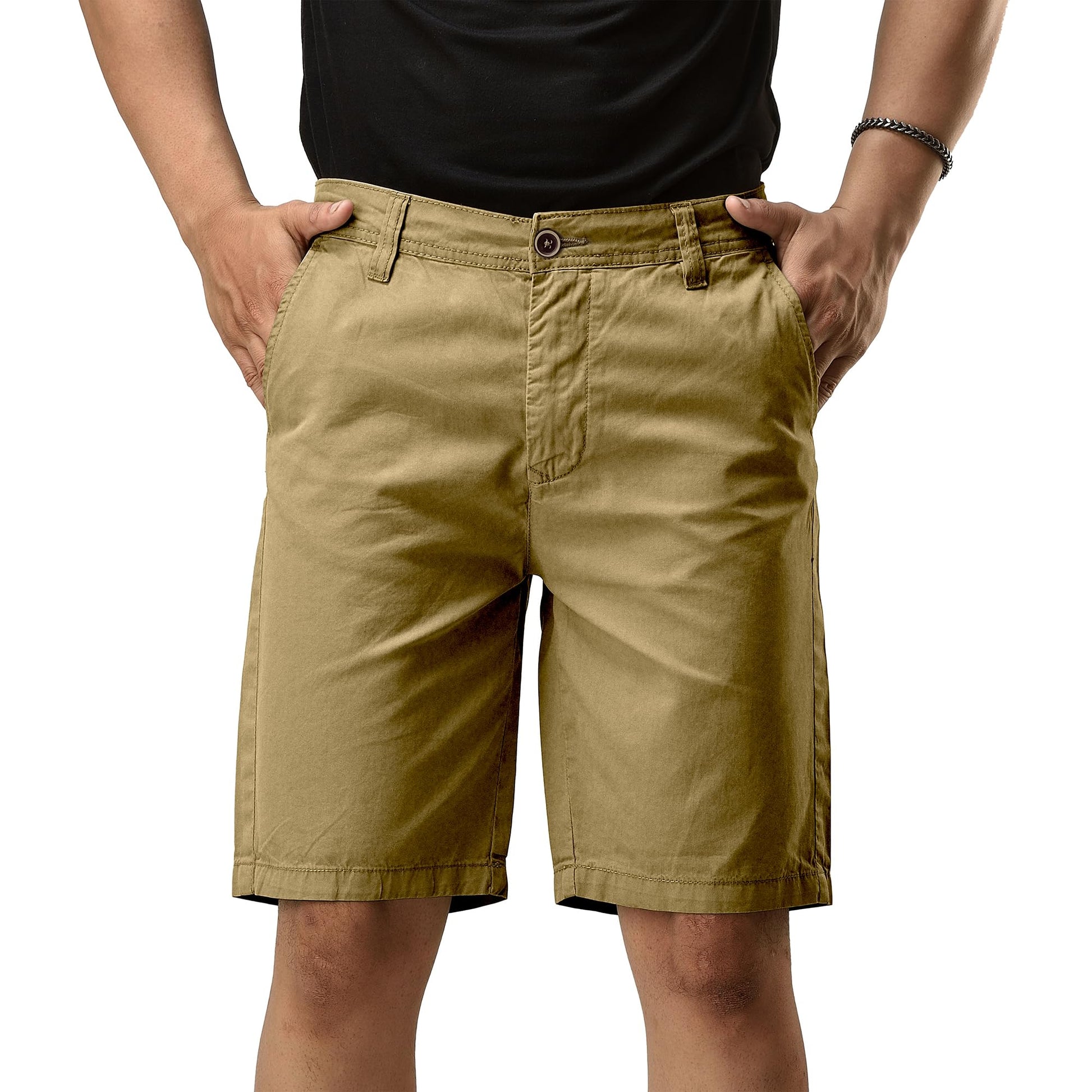 CHARBONNIER ELEVATE YOUR STYLE Chino Shorts for Men Performance Series Extreme Comfort, Unique Colors, Smart Casual All Waist Size