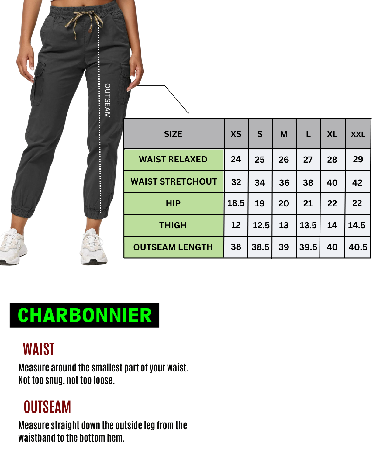 Women's Cargo Trousers, Women's Walking Trousers, Regular Fit F600 Women's Jogger Cargo Trousers