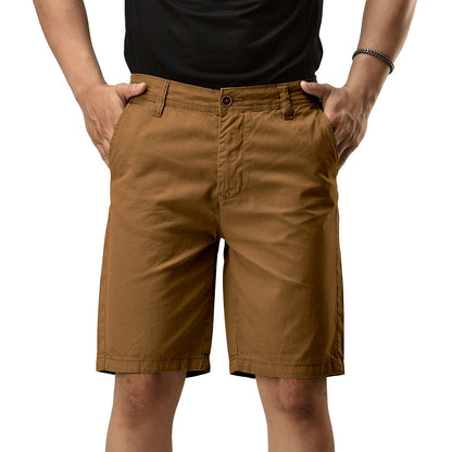 Chino Shorts for Men Performance Series Extreme Comfort, Brown Color