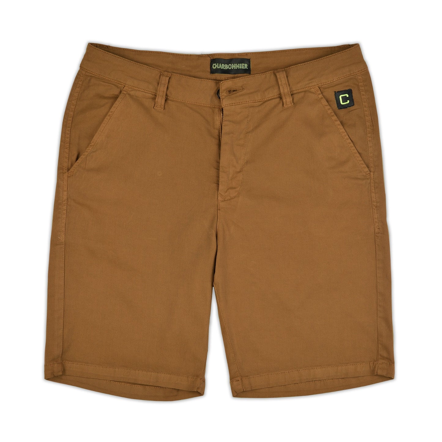 Chino Shorts for Men Performance Series Extreme Comfort, Brown Color