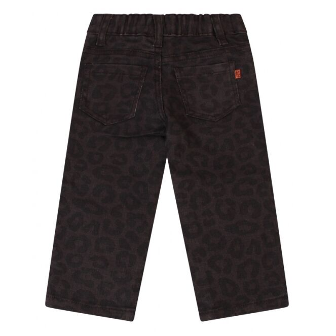 Girls Denim Jeans - Cheetah Print