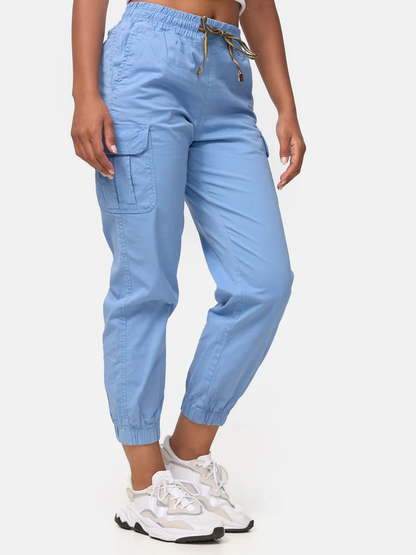 Women's Cargo Trousers, Women's Walking Trousers, Regular Fit F600 Women's Jogger Cargo Trousers
