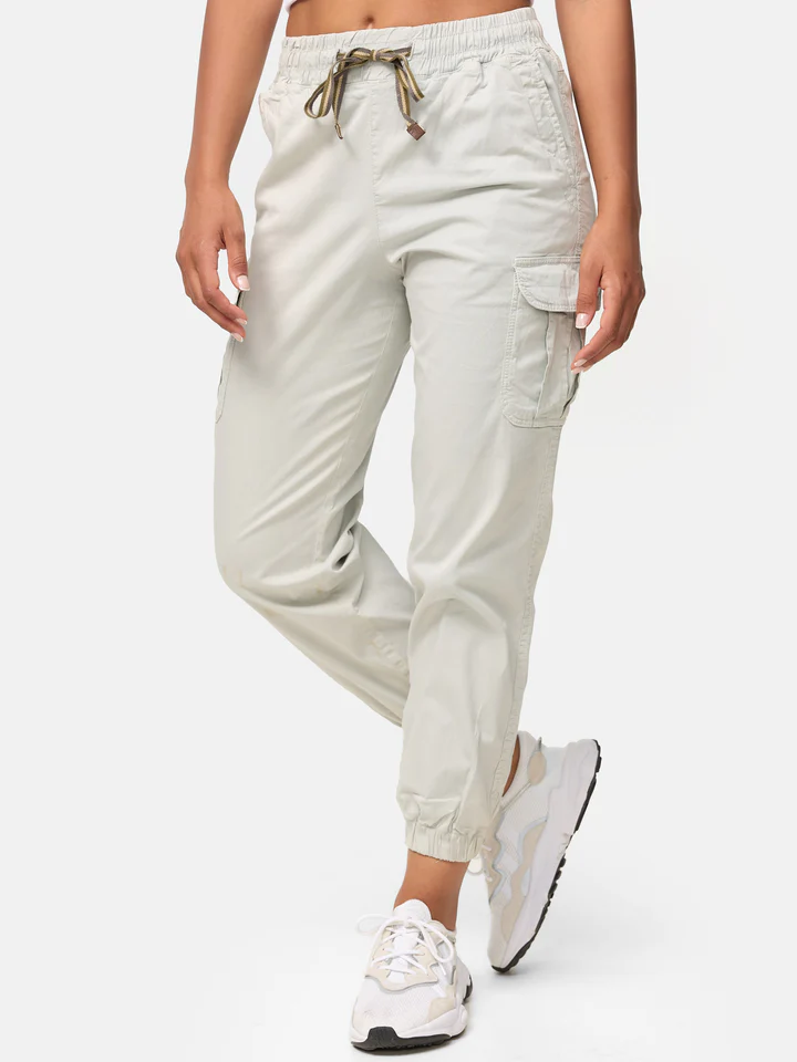 Women's Cargo Trousers, Women's Walking Trousers, Regular Fit F600 Women's Jogger Cargo Trousers