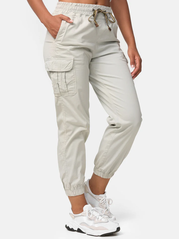 Women's Cargo Trousers, Women's Walking Trousers, Regular Fit F600 Women's Jogger Cargo Trousers
