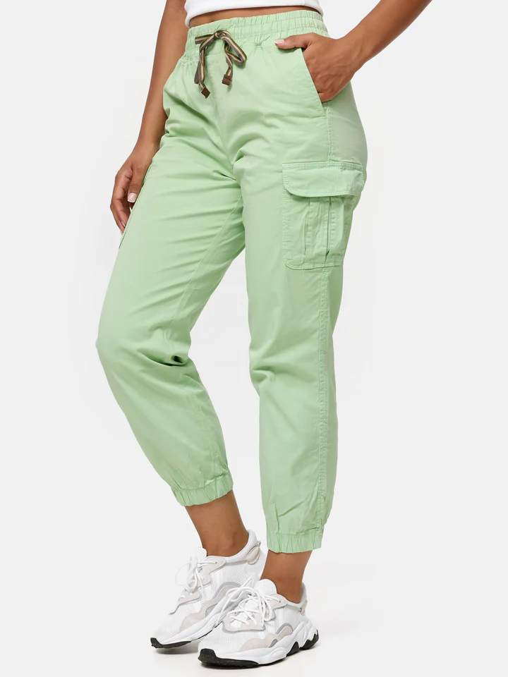 Women's Cargo Trousers, Women's Walking Trousers, Regular Fit F600 Women's Jogger Cargo Trousers