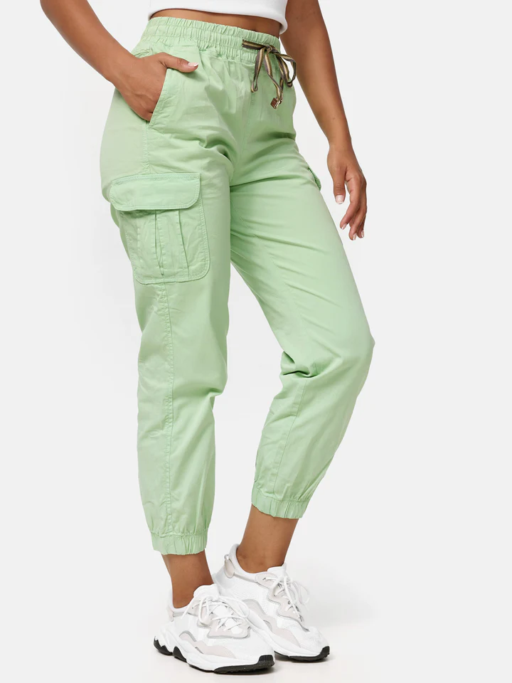Women's Cargo Trousers, Women's Walking Trousers, Regular Fit F600 Women's Jogger Cargo Trousers