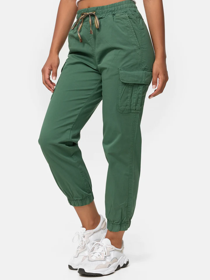 Women's Cargo Trousers, Women's Walking Trousers, Regular Fit F600 Women's Jogger Cargo Trousers