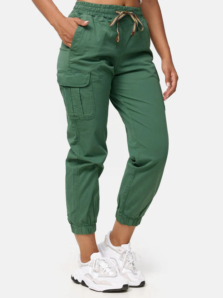 Women's Cargo Trousers, Women's Walking Trousers, Regular Fit F600 Women's Jogger Cargo Trousers