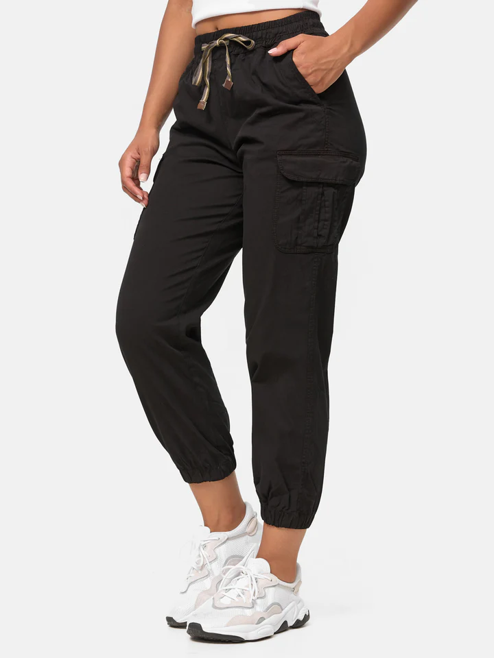 Women's Cargo Trousers, Women's Walking Trousers, Regular Fit F600 Women's Jogger Cargo Trousers