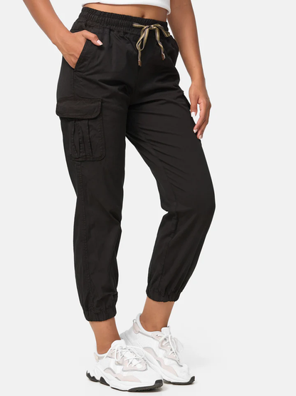 Women's Cargo Trousers, Women's Walking Trousers, Regular Fit F600 Women's Jogger Cargo Trousers
