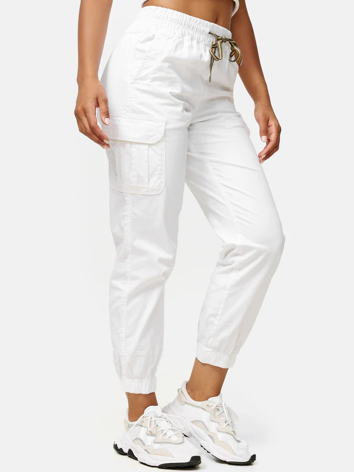 Women's Cargo Trousers, Women's Walking Trousers, Regular Fit F600 Women's Jogger Cargo Trousers