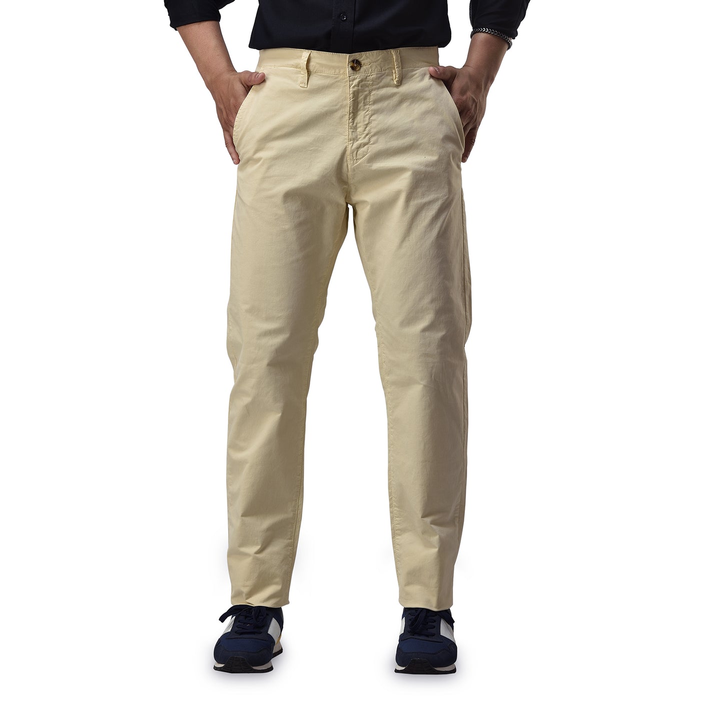 Men’s Slim fit Chinos Pants, Comfortable Men’s Pants for Casual wear, LT Beige Color