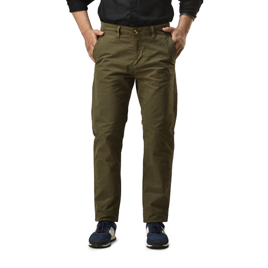 Men’s Slim fit Chinos Pants, Comfortable Men’s Pants for Casual wear, Olive Color