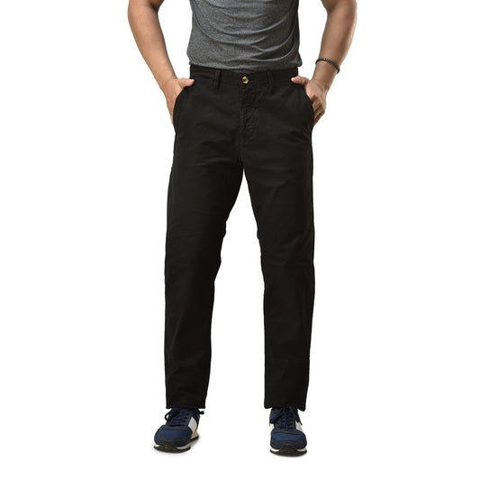Men’s Slim fit Chinos Pants, Flat Front Design and Back Buttoned Pockets, Comfortable Men’s Pants for Casual wear