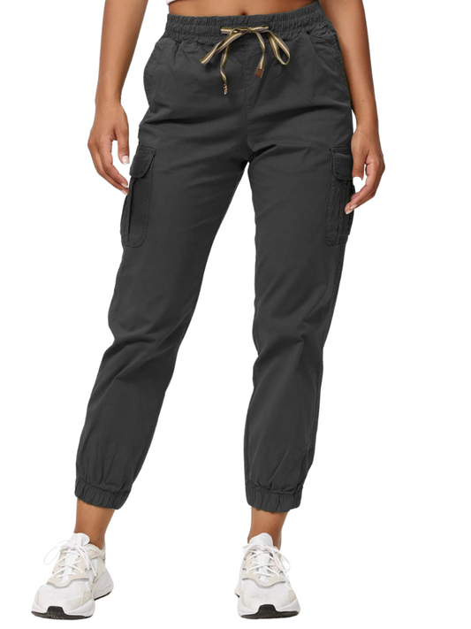 Women's Cargo Trousers, Women's Walking Trousers, Regular Fit F600 Women's Jogger Cargo Trousers